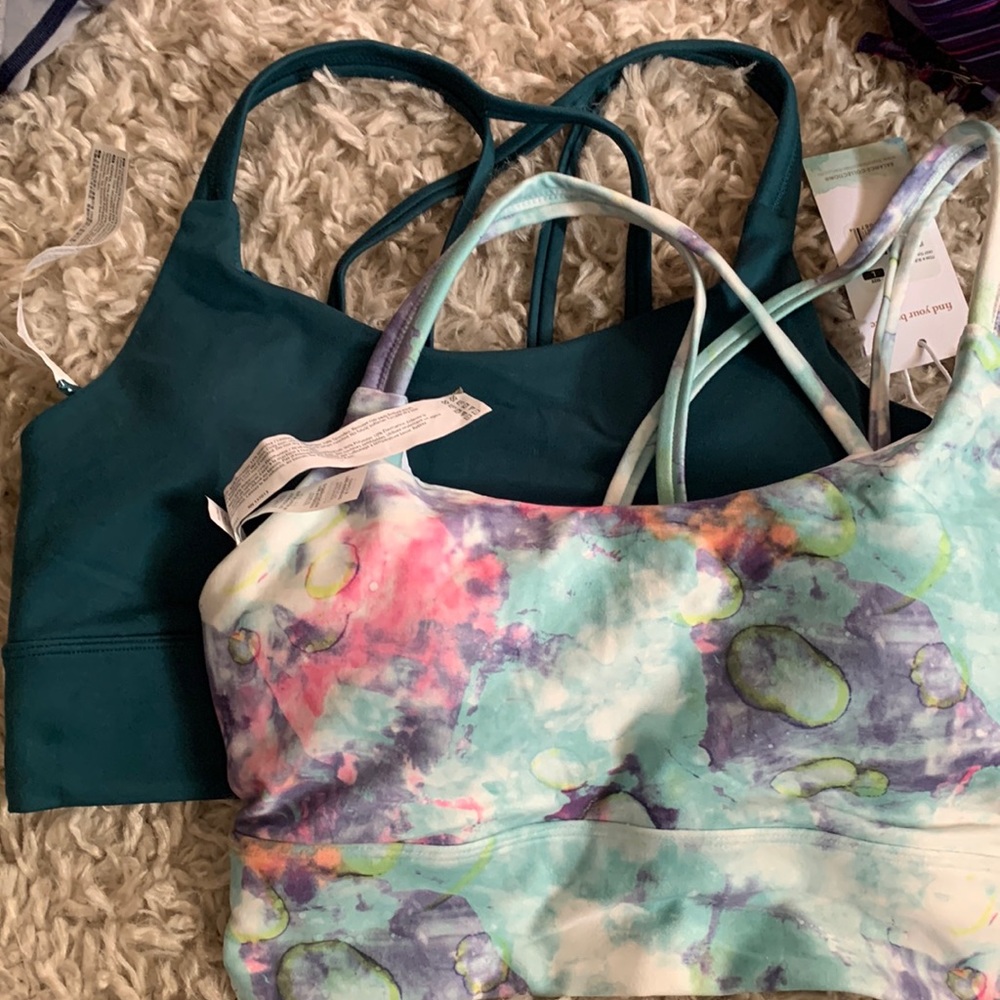 Two-pack bra sports bra spandex material